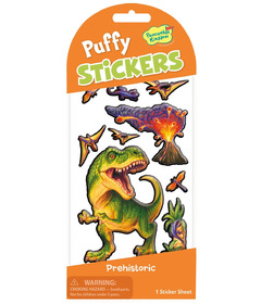 Peaceable Kingdom Puffy Prehistoric Dinosaur Stickers