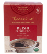 Teeccino Herbal Tea Reishi Eleuthero Mushroom