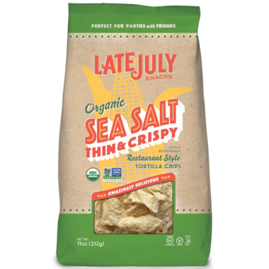 Late July Organic Sea Salt Restaurant Style Tortilla Chips Late July Organic Sea Salt Restaurant Style Tortilla Chips
