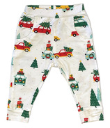 Silkberry Baby Bamboo Jogger Pants Jolly Christmas Cars