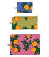 BAGGU Set de pochettes plates Orange Tree