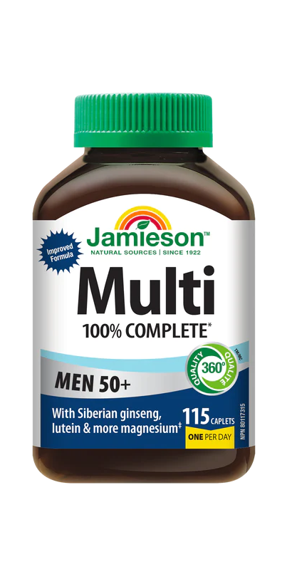 Buy Jamieson 100% Complete Multivitamin for Men 50+ at Well.ca | Free ...
