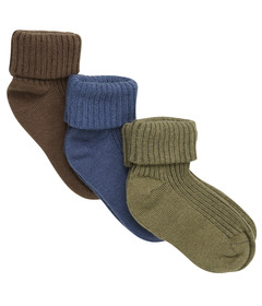 Minymo Socks Pack Dark Olive
