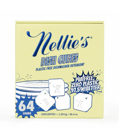 Nellie's Dish Cubes Pre-Measured Dishwasher Detergent Tin