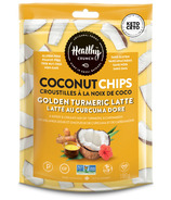 Healthy Crunch croustilles de noix de coco latte au curcuma