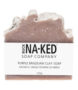 Buck Naked Soap Company savon à l'argile brésilienne pourpre