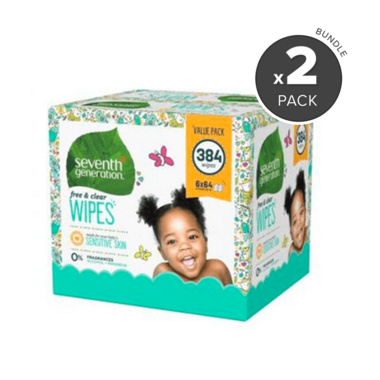Seventh Generation Free & Clear Baby Wipe Bundle Seventh Generation Free & Clear Baby Wipe Bundle