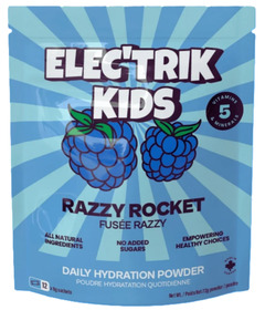Elec'trik Kids Daily Electrolyte Hydration Powder Razzy Rocket