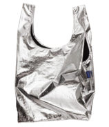 BAGGU Standard Baggu Metallic Silver