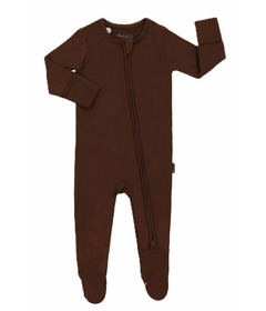 Belan.J Footed Zipper Sleeper Cocoa