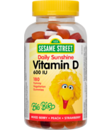 Gomme à mâcher à la vitamine D de Sesame Street par Webber Naturals