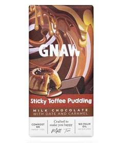 Gnaw Sticky Toffee Pudding Milk Chocolate Bar