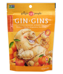 The Ginger People GIN GINS Ginger Chews Mandarin Orange