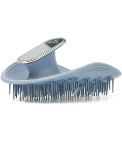 image of Manta Hair Brush Mirrored Blue with sku:332086