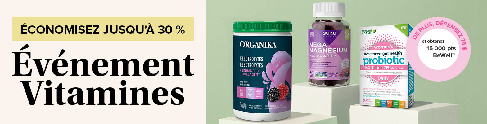 Save up to 30% on the Vitamin Event