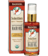 Badger Antioxidant Hair Oil for All Hair Types