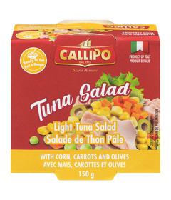 Callipo Light Tuna Salad with Corn, Carrots & Olives