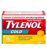 Tylenol Rhume capsules FaciliT extra fort jour
