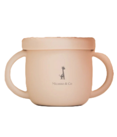 Micasso & Co 2-in-1 Learning Cup For Snacks and Liquids Sand