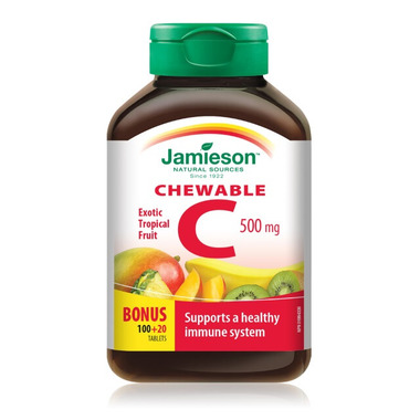 Jamieson Vitamin C Chewable - Tropical Jamieson Vitamin C Chewable - Tropical
