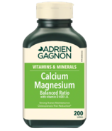 Adrien Gagnon magnésium et calcium avec vitamine D, ratio équilibré