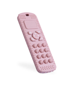 Baby Bliss Sensory Popper Teether Phone Dusty Pink