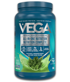 Vega All-In-One Nutrition Plant-Based Shake Unsweetened Natural 