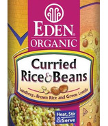 Eden Organic riz au curry en conserve et haricots