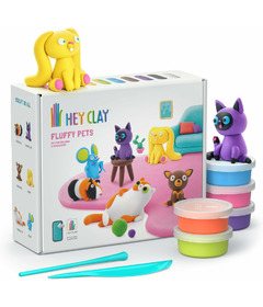Hey Clay Fluffy Pets Clay Set