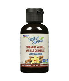 NOW BetterStevia Cinnamon Vanilla Liquid