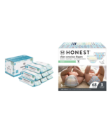 The Honest Company Classic Wipes and Club Diaper Size 3 Bundle