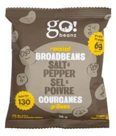 Go! Nutrition Roasted BroadBeanz Salt & Pepper