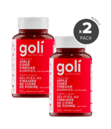 Goli Apple Cider Vinegar Gummies 2 Pack Bundle