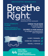 Respirez à droite Extra Force Bandelettes nasales claires