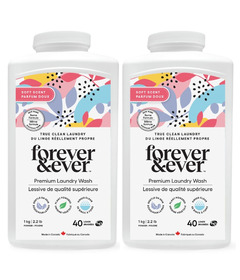 Forever & Ever Premium Laundry Wash Powder Soft Scent Bundle