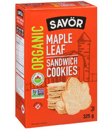 Savor Sandwich Cookies Maple Leaf Organic