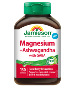 Jamieson Magnesium + Ashwagandha with GABA