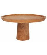 Now Designs Heirloom Cake Stand Teak Wood