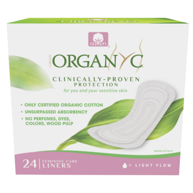  ORGANYC Hypoallergenic 100% Organic Cotton Pads Day Wings,  10-count Boxes (Pack of 2) : Everything Else
