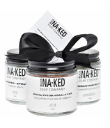 Trio de trempage aux sels de vacances de Buck Naked Soap Company