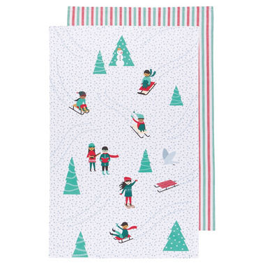 Now Designs Tea Towel Set Snow Much Fun Now Designs Tea Towel Set Snow Much Fun