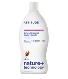 ATTITUDE Nature+ Technology Dishwashing Liquid Coriander & Olive