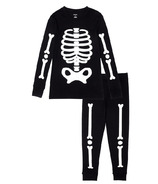 petit lem PJ Set Glow in the Dark Skeleton Black