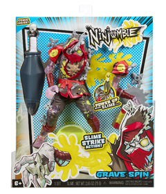 Ninjombie Action Figure Grave Spin