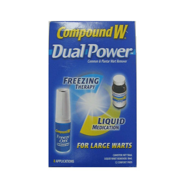 Compound W Dual Power Wart Remover For Large Warts Compound W Dual Power Wart Remover For Large Warts