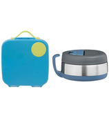 b.box Lunchbox & Insulated Food Jar Bundle Ocean Breeze