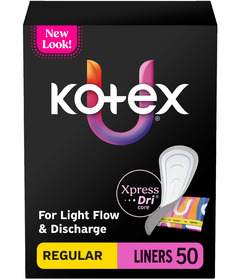 U by KOTEX Core Absorbent Regular Length Folded & Wrapped Liners