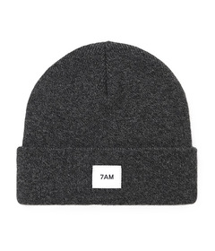 7AM Enfant Beanie Heather Black