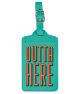 Fred Wander Ware Luggage Tag Outta Here