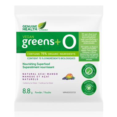 Genuine Health Vegan Greens+ O Single Serve Packs Genuine Health Vegan Greens+ O Single Serve Packs